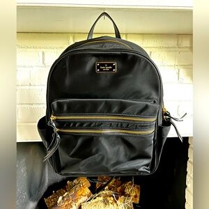 Kate Spade Large Nylon Laptop Backpack In Black